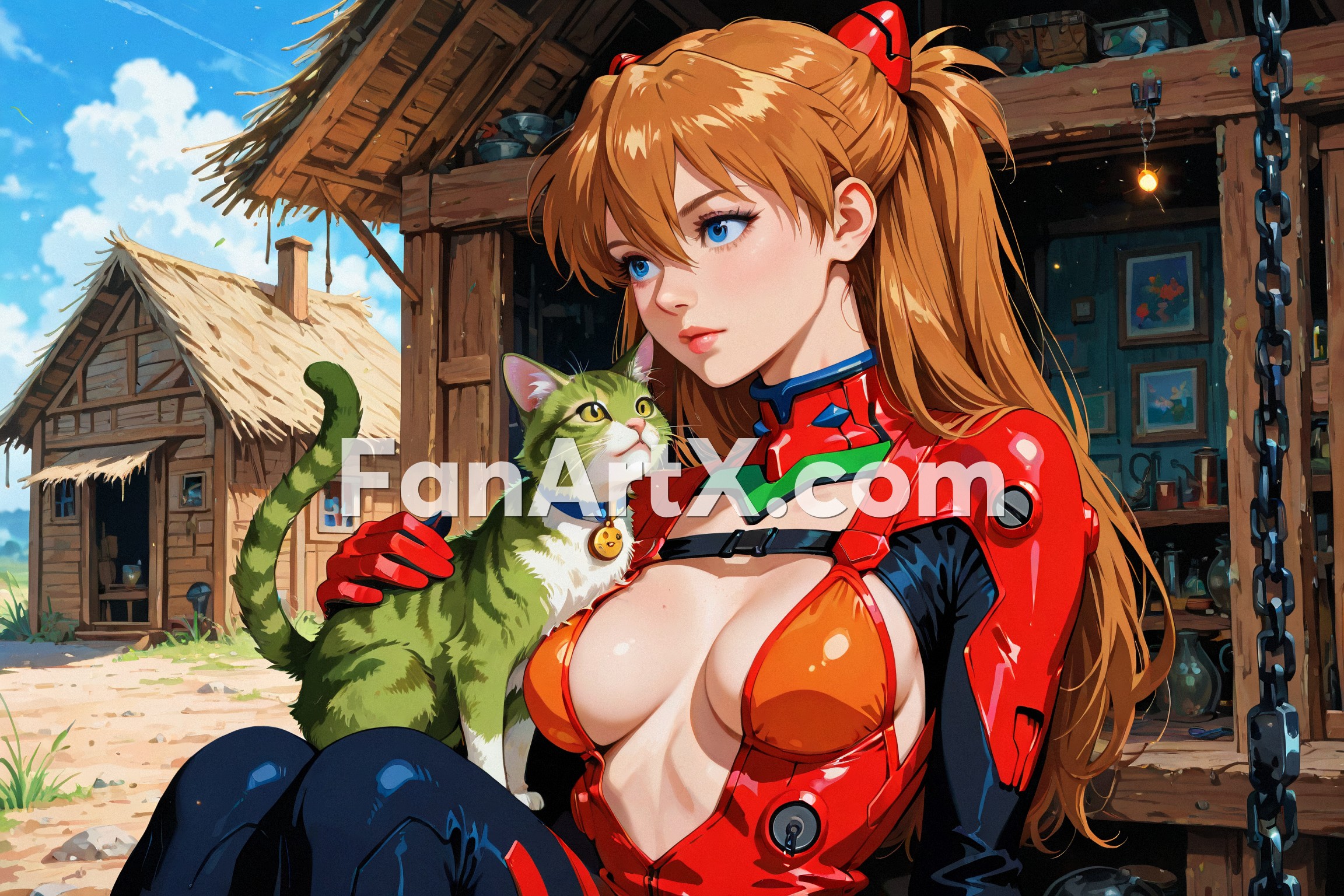 Asuka Langley Soryu fanart - Neon Genesis Evangelion Character 1223300